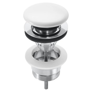 Донный клапан click-clack ROCA Aqua, Ø 65 мм, керамическая пробка, белый